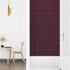 Paneles De Pared 12 Uds Tela Morado 90x15 Cm 1,62 M² Vidaxl