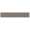 Paneles De Pared 12 Uds Terciopelo Gris Claro 90x15 Cm 1,62 M² Vidaxl