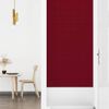 Paneles De Pared 12 Uds Terciopelo Rojo Tinto 90x15 Cm 1,62 M² Vidaxl