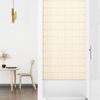 Paneles De Pared 12 Uds Terciopelo Color Crema 90x15 Cm 1,62 M² Vidaxl