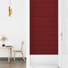 Paneles De Pared 12 Uds Tela Rojo Tinto 90x30 Cm 3,24 M² Vidaxl