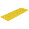 Paneles De Pared 12 Uds Tela Amarillo Claro 90x30 Cm 3,24 M² Vidaxl