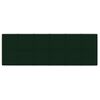 Paneles De Pared 12 Uds Terciopelo Verde Oscuro 90x30cm 3,24 M² Vidaxl