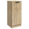 Aparador De Madera Contrachapada Roble Sonoma 30x30x70 Cm Vidaxl