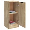 Aparadores 2 Uds Madera Contrachapada Roble Sonoma 30x30x70 Cm Vidaxl