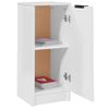 Aparadores 2 Uds Madera Contrachapada Blanco Brillo 30x30x70 Cm Vidaxl