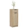 Armario De Baño Madera Contrachapada Roble Sonoma 32x34x90 Cm Vidaxl