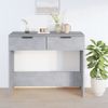 Mesa Consola De Madera Contrachapada Gris Hormigón 90x36x75 Cm Vidaxl