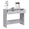 Mesa Consola De Madera Contrachapada Gris Hormigón 90x36x75 Cm Vidaxl