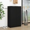 Mueble Zapatero Madera Contrachapada Negro 59x35x100 Cm Vidaxl