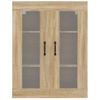 Armario Colgante De Pared Roble Sonoma 69,5x34x90 Cm Vidaxl