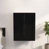 Armario Colgante De Pared Negro 69,5x32,5x90 Cm Vidaxl