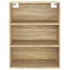 Armario Colgante De Pared Roble Sonoma 69,5x32,5x90 Cm Vidaxl