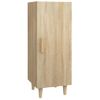 Aparador De Madera Contrachapada Roble Sonoma 34,5x34x90 Cm Vidaxl