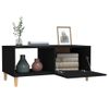 Mesa De Centro Madera Contrachapada Negro 89,5x50x40 Cm Vidaxl