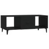 Mesa De Centro Madera Contrachapada Negro 102x50x40 Cm Vidaxl