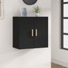 Armario De Pared Madera Contrachapada Negro 60x30x60 Cm Vidaxl