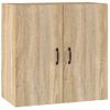 Armario De Pared Madera Contrachapada Roble Sonoma 60x31x60 Cm Vidaxl