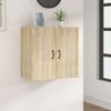 Armario De Pared Madera Contrachapada Roble Sonoma 60x31x60 Cm Vidaxl