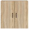 Armario De Pared Madera Contrachapada Roble Sonoma 60x31x60 Cm Vidaxl