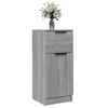 Aparadores 2 Uds Madera Contrachapada Gris Sonoma 30x30x70 Cm Vidaxl