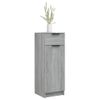 Armario De Baño Madera Contrachapada Gris Sonoma 32x34x90 Cm Vidaxl