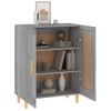 Aparador De Madera Contrachapada Gris Sonoma 69,5x34x90 Cm Vidaxl