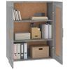 Armario De Pared Madera Ingeniería Gris Sonoma 69,5x32,5x90 Cm Vidaxl