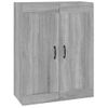 Armario Colgante De Pared Gris Sonoma 69,5x32,5x90 Cm Vidaxl