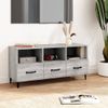 Mueble De Tv Madera Contrachapada Gris Sonoma 102x35x50 Cm Vidaxl