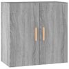 Armario De Pared Madera Contrachapada Gris Sonoma 60x30x60 Cm Vidaxl