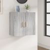 Armario De Pared Madera Contrachapada Gris Sonoma 60x30x60 Cm Vidaxl