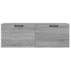 Armario Pared Madera Contrachapada Gris Sonoma 100x36,5x35 Cm Vidaxl