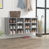 Mueble Zapatero 2 Uds Color Gris Sonoma 52,5x30x50 Cm Vidaxl