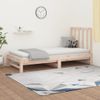 Sofá Cama Extraíble Madera Maciza De Pino 2x(90x200) Cm Vidaxl