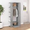 Mueble De Recibidor 2 Uds Madera Contrachapada Gris Sonoma Vidaxl