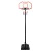 Canasta De Baloncesto Polietileno Blanco 282-352 Cm Vidaxl