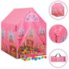 Tienda De Juegos Para Niños Rosa 69x94x104 Cm Vidaxl