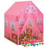 Tienda De Juegos Para Niños Rosa 69x94x104 Cm Vidaxl