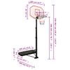 Canasta De Baloncesto Polietileno Blanco 258-363 Cm Vidaxl