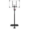 Canasta De Baloncesto Policarbonato Transparente 256-361 Cm Vidaxl