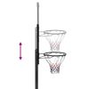 Canasta De Baloncesto Policarbonato Transparente 256-361 Cm Vidaxl