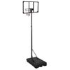 Canasta De Baloncesto Policarbonato Transparente 235-305 Cm Vidaxl