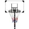 Canasta De Baloncesto Policarbonato Transparente 216-250 Cm Vidaxl