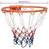 Aro De Baloncesto Acero Naranja 39 Cm Vidaxl