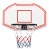 Tablero De Baloncesto Polietileno Blanco 90x60x2 Cm Vidaxl