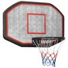 Tablero De Baloncesto Polietileno Negro 109x71x3 Cm Vidaxl