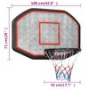 Tablero De Baloncesto Polietileno Negro 109x71x3 Cm Vidaxl