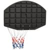 Tablero De Baloncesto Polietileno Negro 71x45x2 Cm Vidaxl