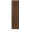 Mueble Esquina Madera Contrachapada Marrón Roble 33x33x132 Cm Vidaxl